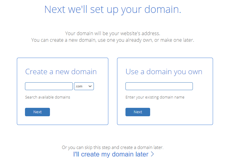 Bluehost domain name claim for free